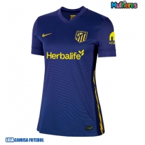 Camisa de Futebol Atletico Madrid Giacomo Raspadori #22 Equipamento Secundário Mulheres 2025-26 Manga Curta